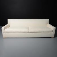 Large Custom Sofa, Manner of Jean-Michel Frank, 106.5W - Sold for $10,240 on 11-16-2025 (Lot 586).jpg